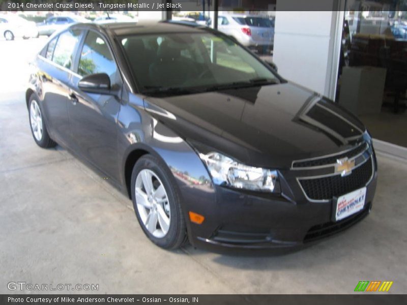 Tungsten Metallic / Jet Black 2014 Chevrolet Cruze Diesel