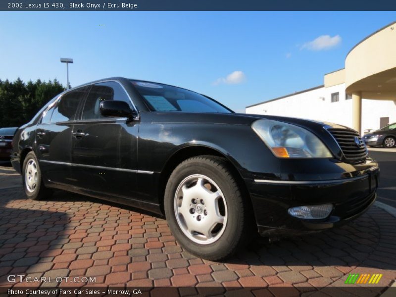 Black Onyx / Ecru Beige 2002 Lexus LS 430
