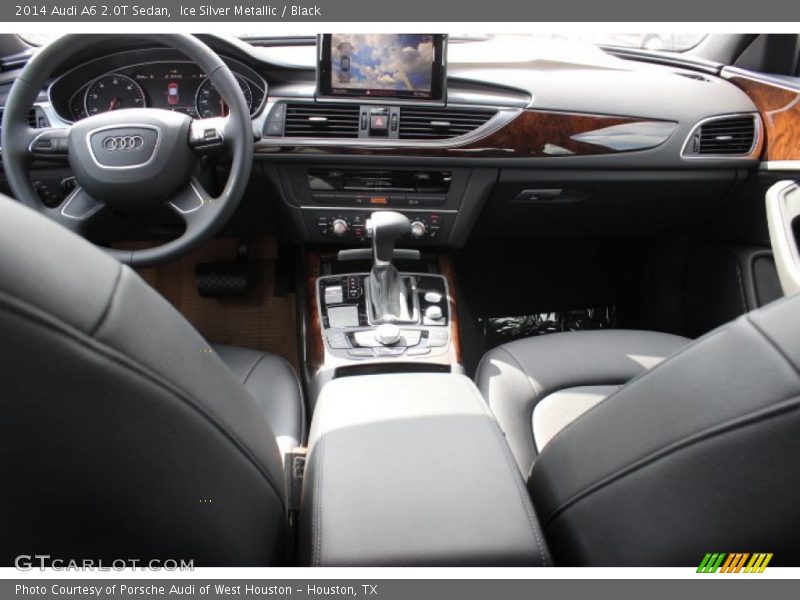 Ice Silver Metallic / Black 2014 Audi A6 2.0T Sedan