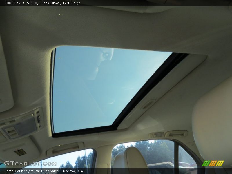 Black Onyx / Ecru Beige 2002 Lexus LS 430