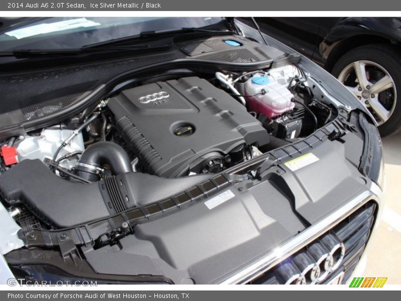 Ice Silver Metallic / Black 2014 Audi A6 2.0T Sedan