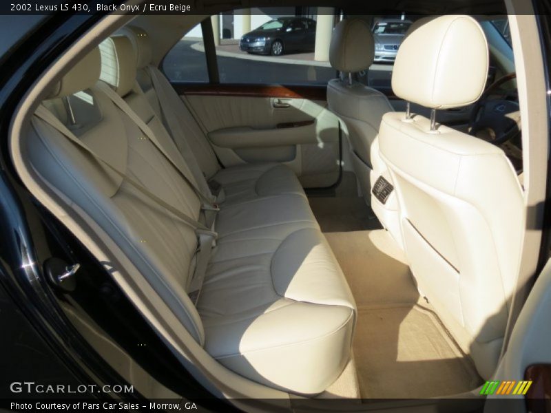 Black Onyx / Ecru Beige 2002 Lexus LS 430