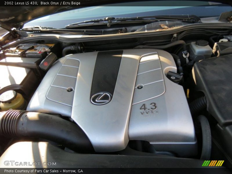 Black Onyx / Ecru Beige 2002 Lexus LS 430