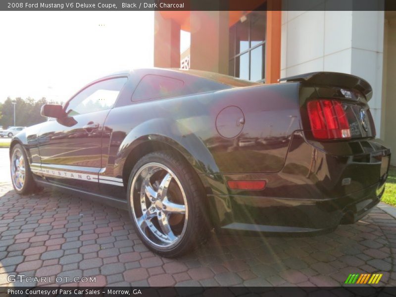 Black / Dark Charcoal 2008 Ford Mustang V6 Deluxe Coupe
