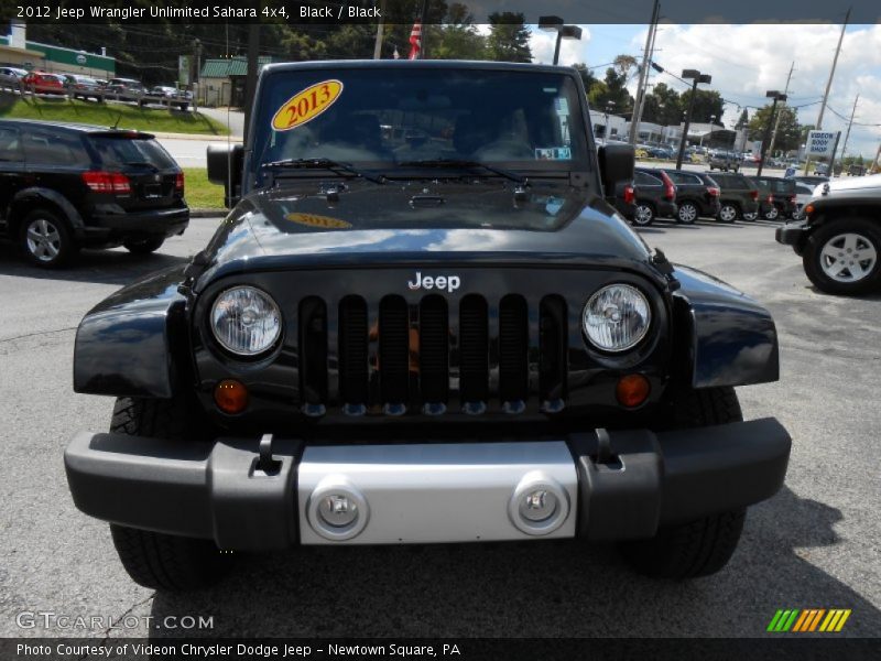 Black / Black 2012 Jeep Wrangler Unlimited Sahara 4x4