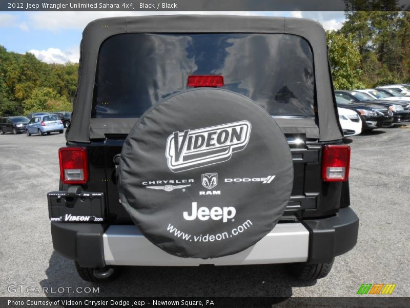 Black / Black 2012 Jeep Wrangler Unlimited Sahara 4x4