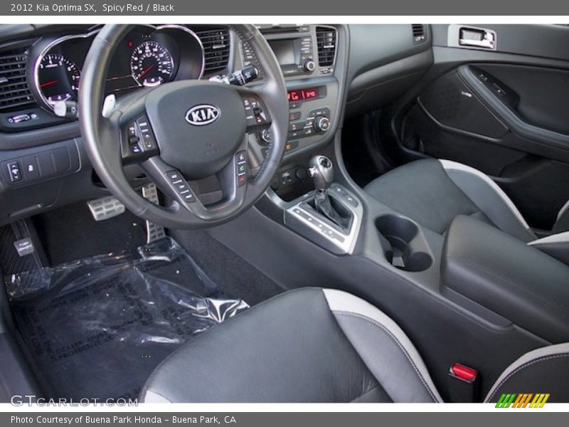 Black Interior - 2012 Optima SX 