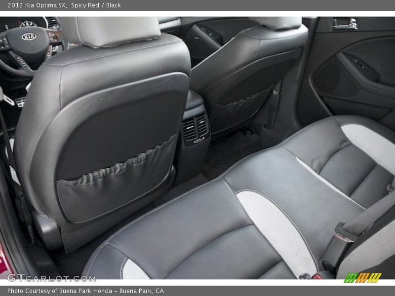 Spicy Red / Black 2012 Kia Optima SX