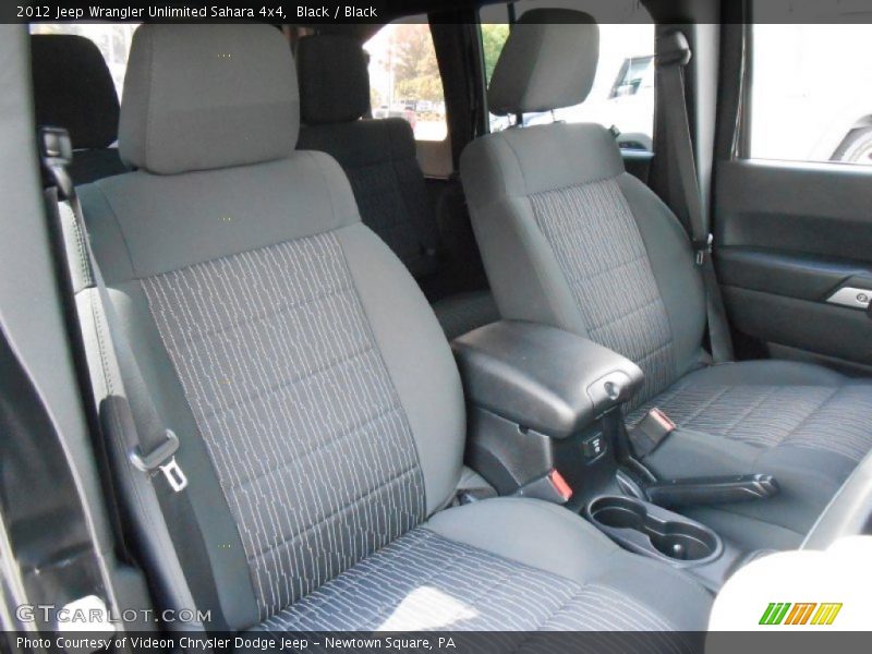 Black / Black 2012 Jeep Wrangler Unlimited Sahara 4x4