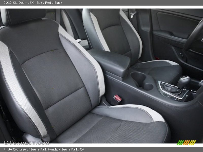 Spicy Red / Black 2012 Kia Optima SX