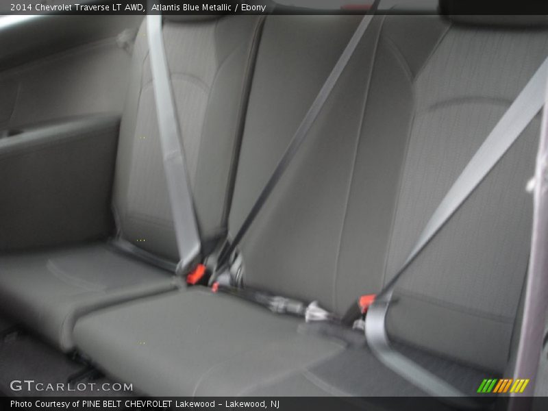 Atlantis Blue Metallic / Ebony 2014 Chevrolet Traverse LT AWD