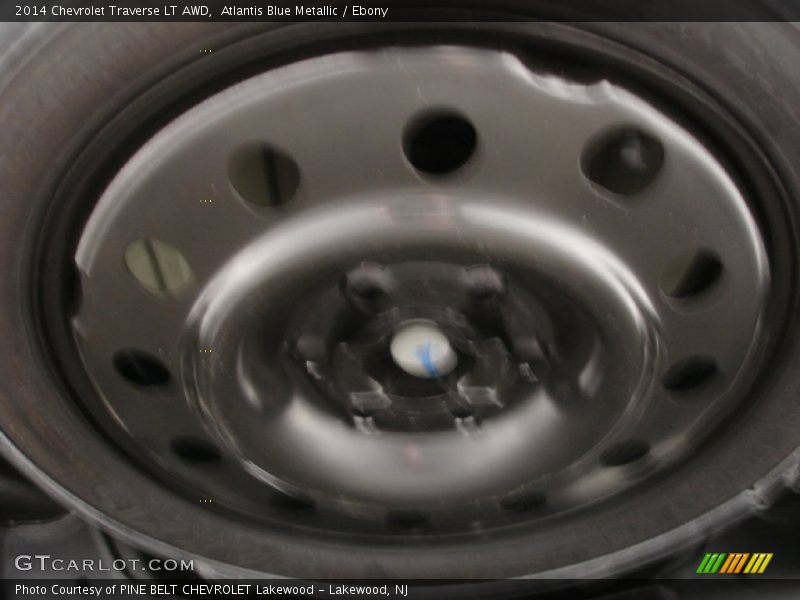 Atlantis Blue Metallic / Ebony 2014 Chevrolet Traverse LT AWD
