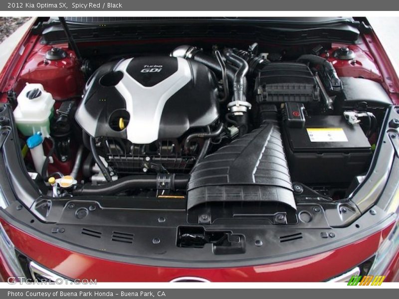 Spicy Red / Black 2012 Kia Optima SX