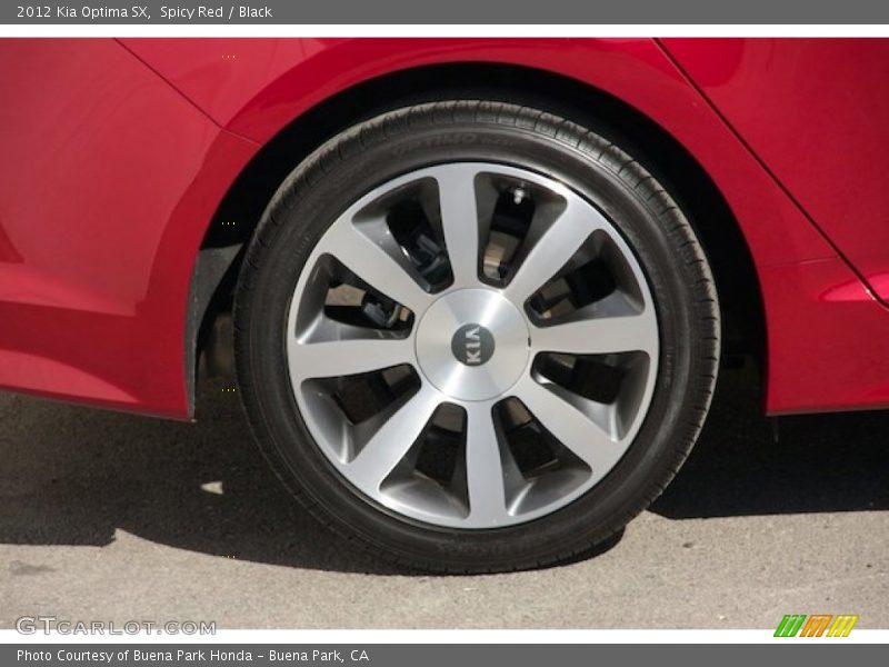 Spicy Red / Black 2012 Kia Optima SX