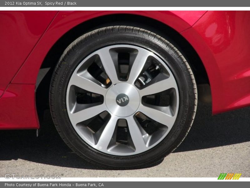Spicy Red / Black 2012 Kia Optima SX