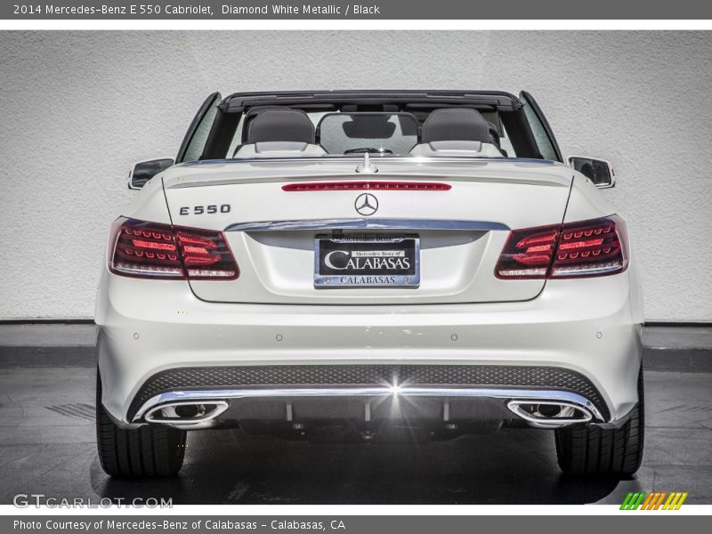 Diamond White Metallic / Black 2014 Mercedes-Benz E 550 Cabriolet