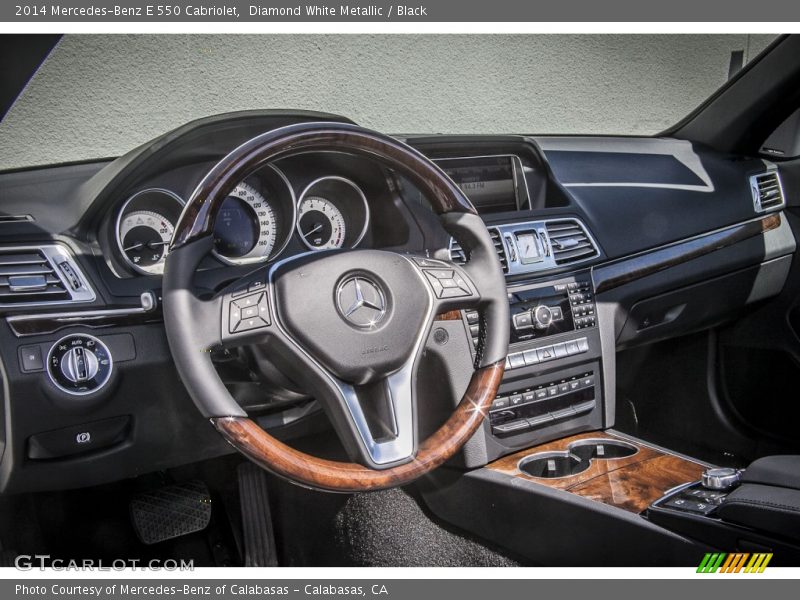 Dashboard of 2014 E 550 Cabriolet