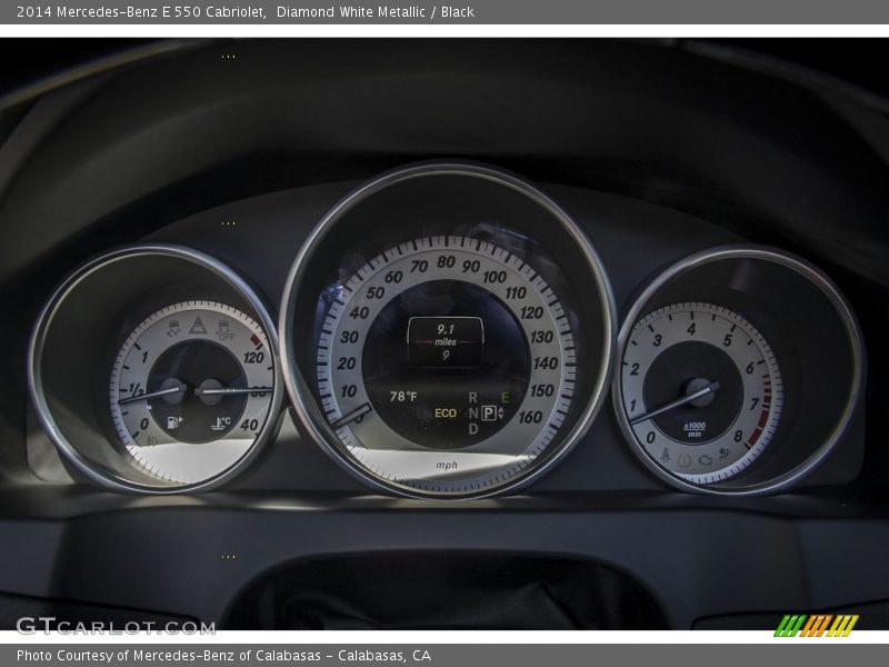 2014 E 550 Cabriolet 550 Cabriolet Gauges