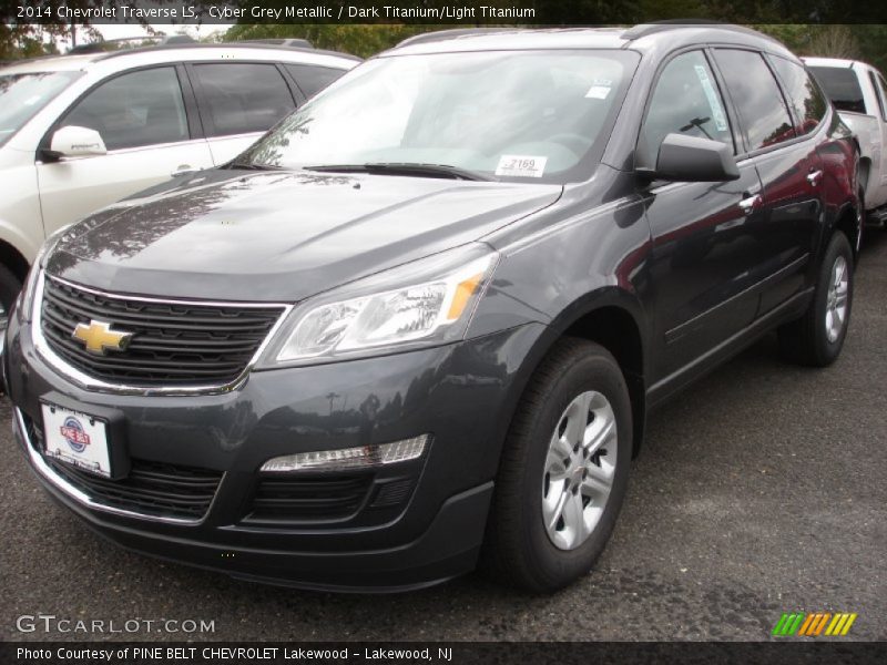 Cyber Grey Metallic / Dark Titanium/Light Titanium 2014 Chevrolet Traverse LS