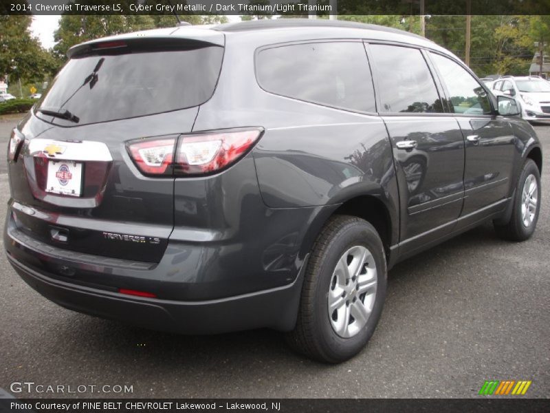 Cyber Grey Metallic / Dark Titanium/Light Titanium 2014 Chevrolet Traverse LS