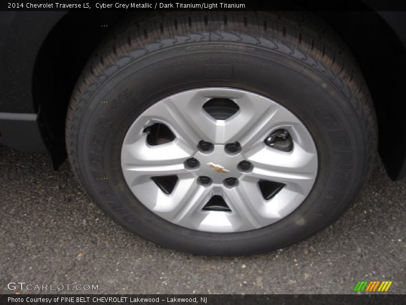 Cyber Grey Metallic / Dark Titanium/Light Titanium 2014 Chevrolet Traverse LS