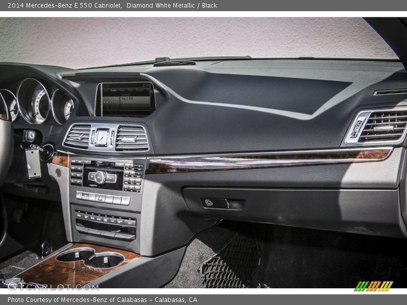 Diamond White Metallic / Black 2014 Mercedes-Benz E 550 Cabriolet