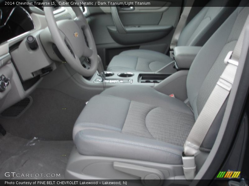 Cyber Grey Metallic / Dark Titanium/Light Titanium 2014 Chevrolet Traverse LS