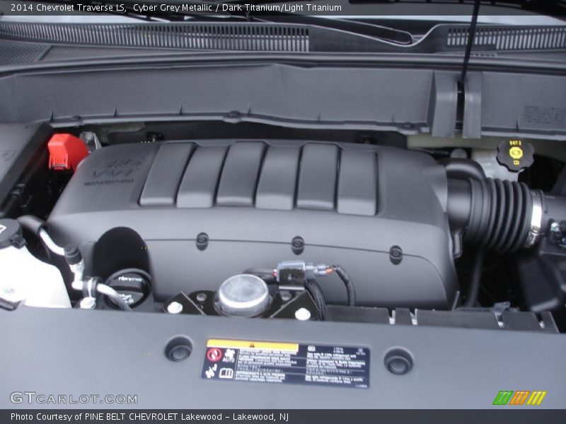 Cyber Grey Metallic / Dark Titanium/Light Titanium 2014 Chevrolet Traverse LS