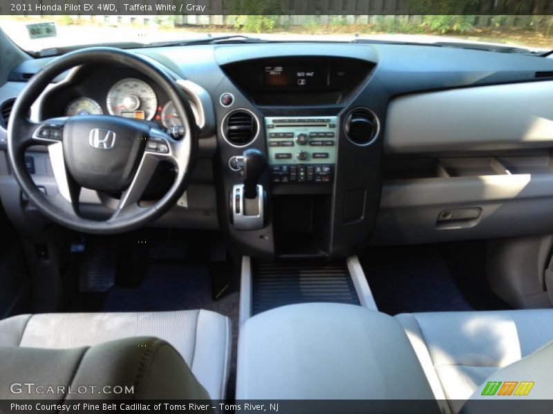Taffeta White / Gray 2011 Honda Pilot EX 4WD