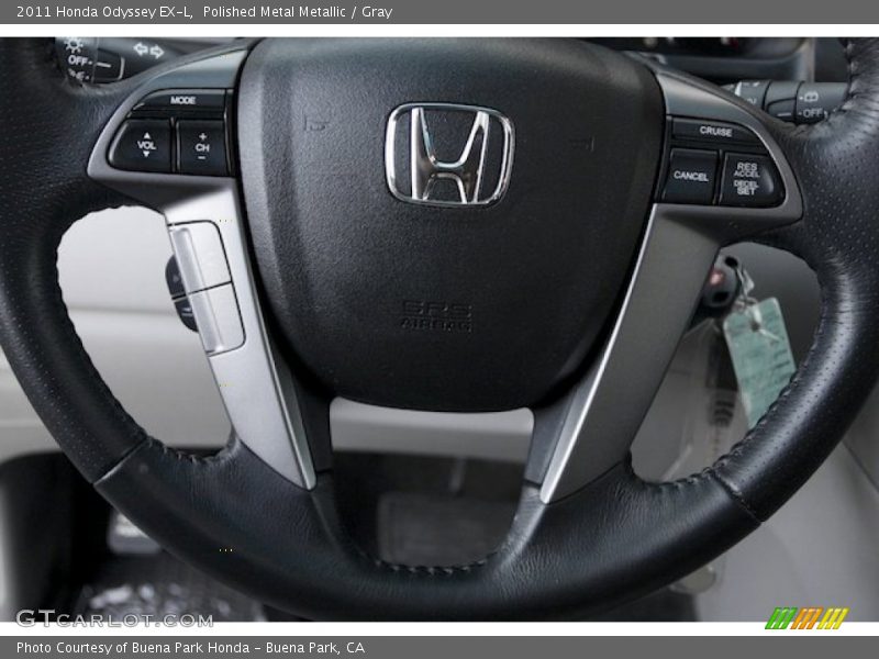 Polished Metal Metallic / Gray 2011 Honda Odyssey EX-L