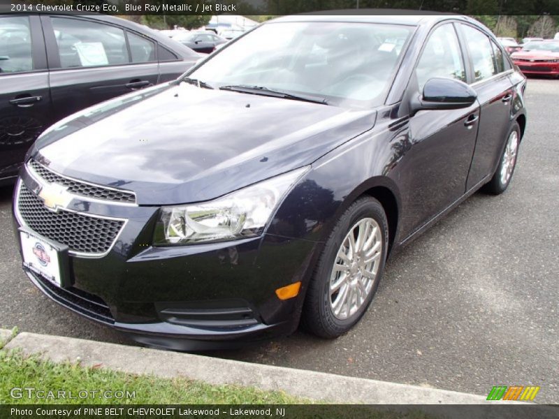 Blue Ray Metallic / Jet Black 2014 Chevrolet Cruze Eco