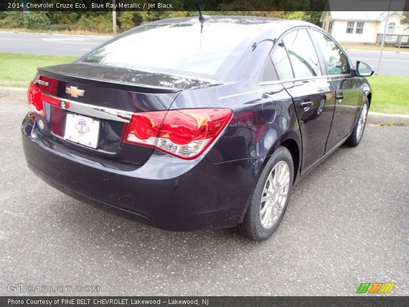 Blue Ray Metallic / Jet Black 2014 Chevrolet Cruze Eco