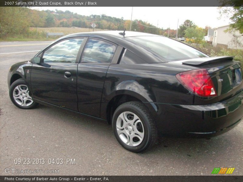 Black Onyx / Black 2007 Saturn ION 2 Quad Coupe