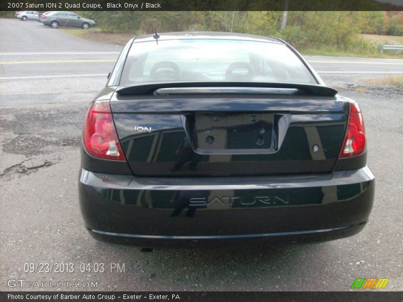 Black Onyx / Black 2007 Saturn ION 2 Quad Coupe
