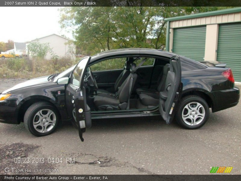 Black Onyx / Black 2007 Saturn ION 2 Quad Coupe