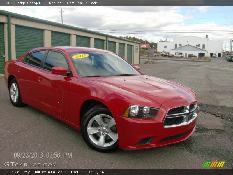 Redline 3-Coat Pearl / Black 2012 Dodge Charger SE