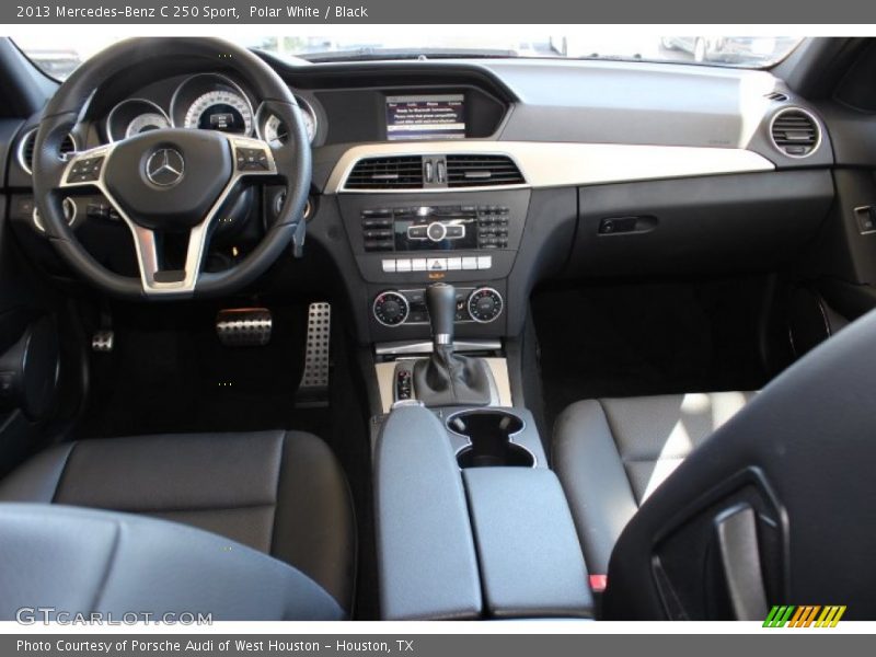 Polar White / Black 2013 Mercedes-Benz C 250 Sport
