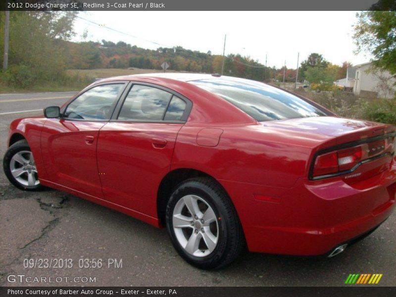 Redline 3-Coat Pearl / Black 2012 Dodge Charger SE