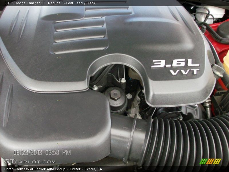 Redline 3-Coat Pearl / Black 2012 Dodge Charger SE