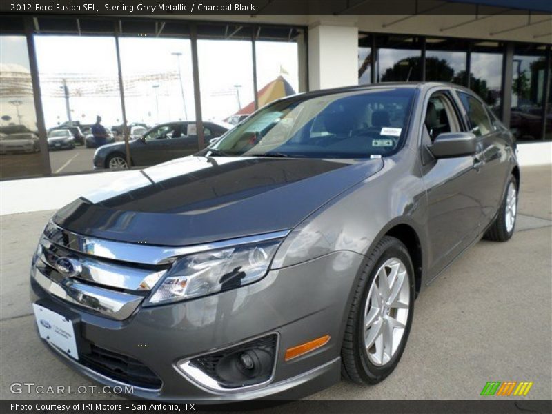 Sterling Grey Metallic / Charcoal Black 2012 Ford Fusion SEL