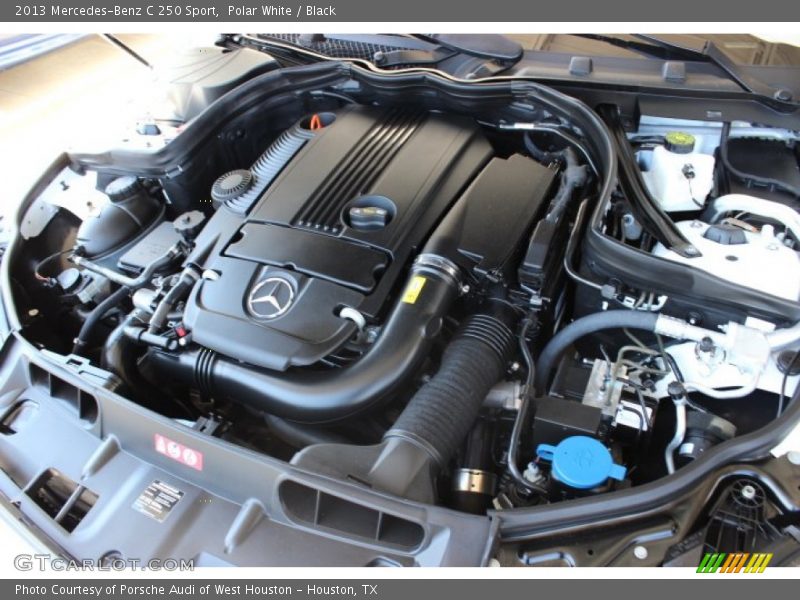 Polar White / Black 2013 Mercedes-Benz C 250 Sport