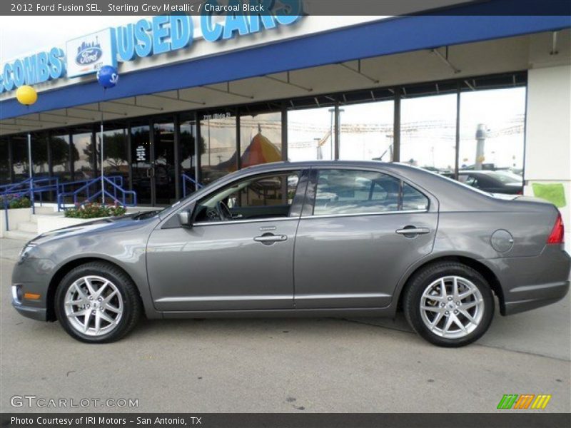 Sterling Grey Metallic / Charcoal Black 2012 Ford Fusion SEL