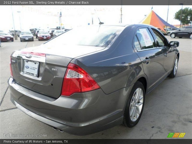 Sterling Grey Metallic / Charcoal Black 2012 Ford Fusion SEL