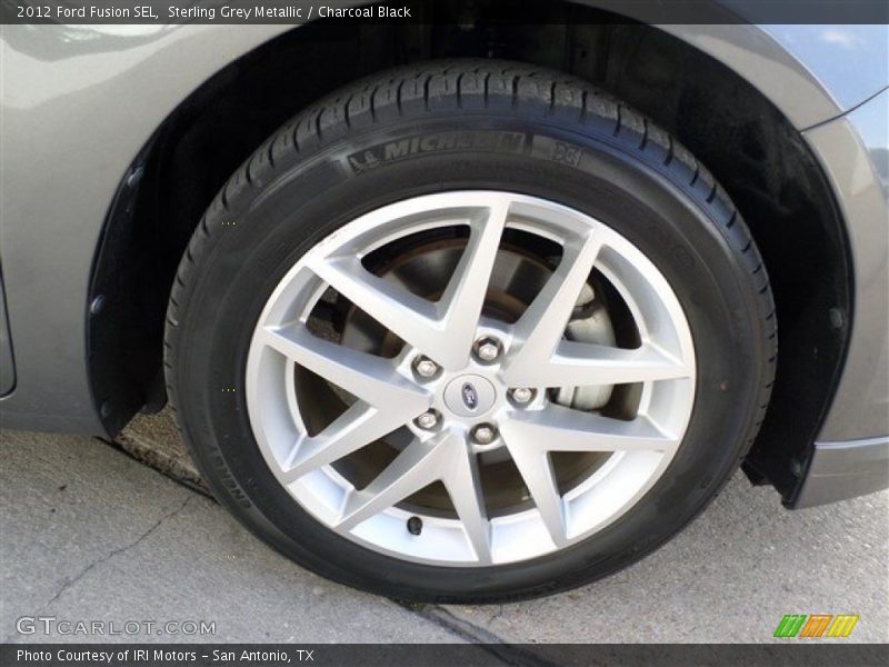 Sterling Grey Metallic / Charcoal Black 2012 Ford Fusion SEL