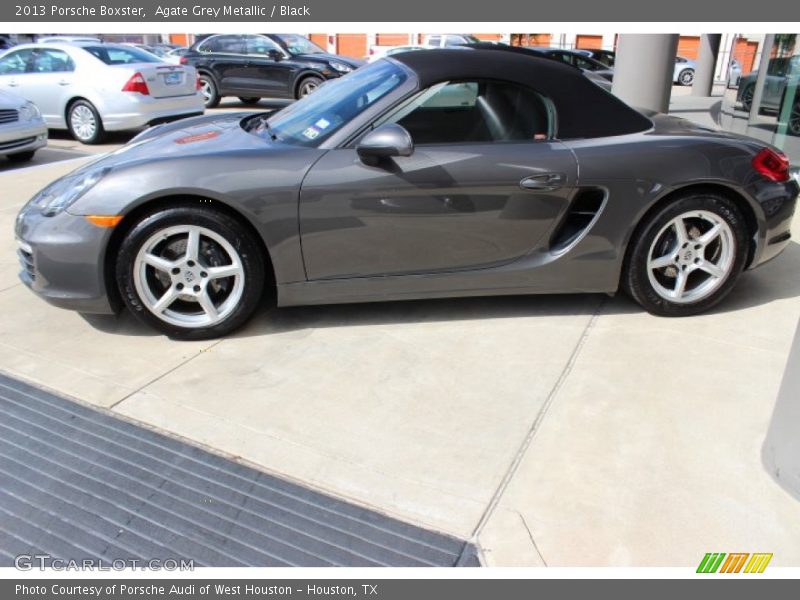 Agate Grey Metallic / Black 2013 Porsche Boxster