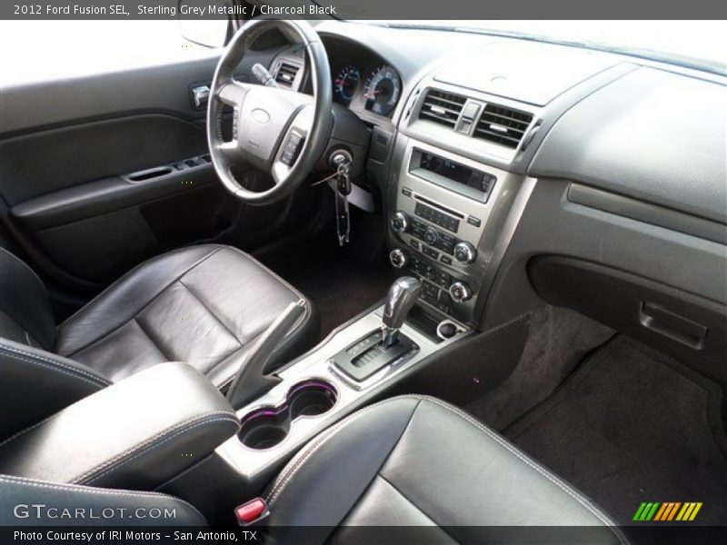 Sterling Grey Metallic / Charcoal Black 2012 Ford Fusion SEL