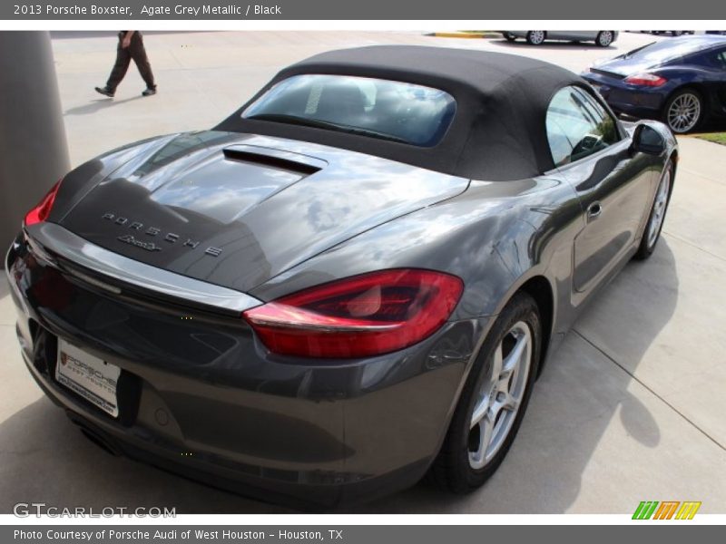 Agate Grey Metallic / Black 2013 Porsche Boxster