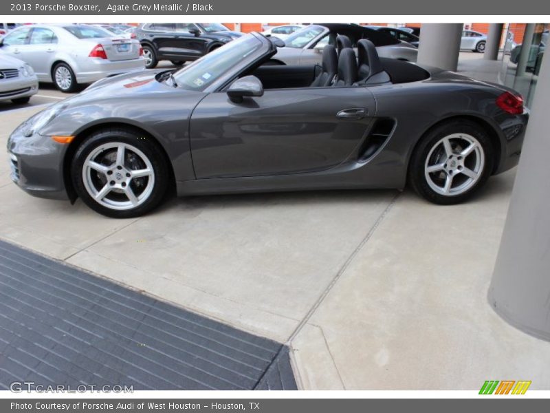 Agate Grey Metallic / Black 2013 Porsche Boxster