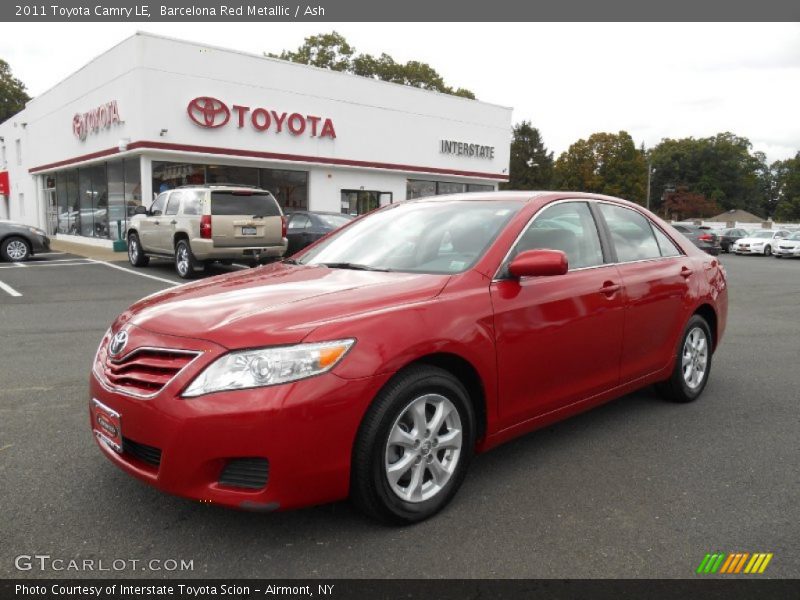 Barcelona Red Metallic / Ash 2011 Toyota Camry LE