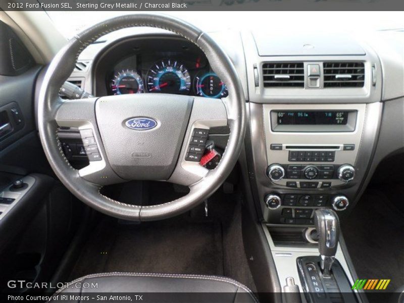 Sterling Grey Metallic / Charcoal Black 2012 Ford Fusion SEL